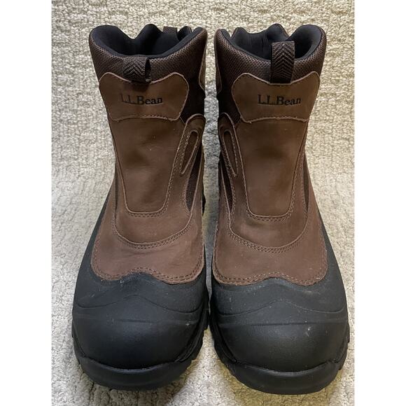 LL Bean TEK Primaloft Brown Waterproof Boots Mens 12M Outdoor Insulated main image 8